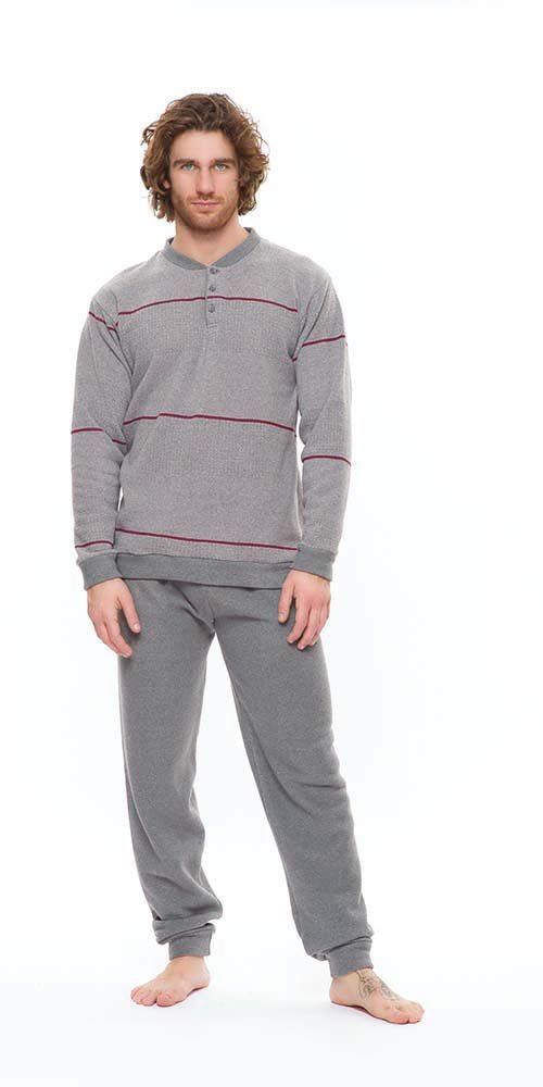 Pigiama uomo Gary calibrato punto milano flanellato S60065CONF - Caos Intimo Donna - Uomo - Bambini - Casa - Gary
