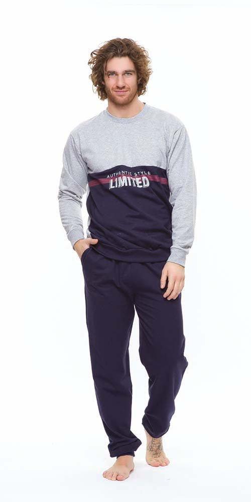 Pigiama uomo invernale girocollo felpato Gary S60153 - Caos Intimo Donna - Uomo - Bambini - Casa - Gary