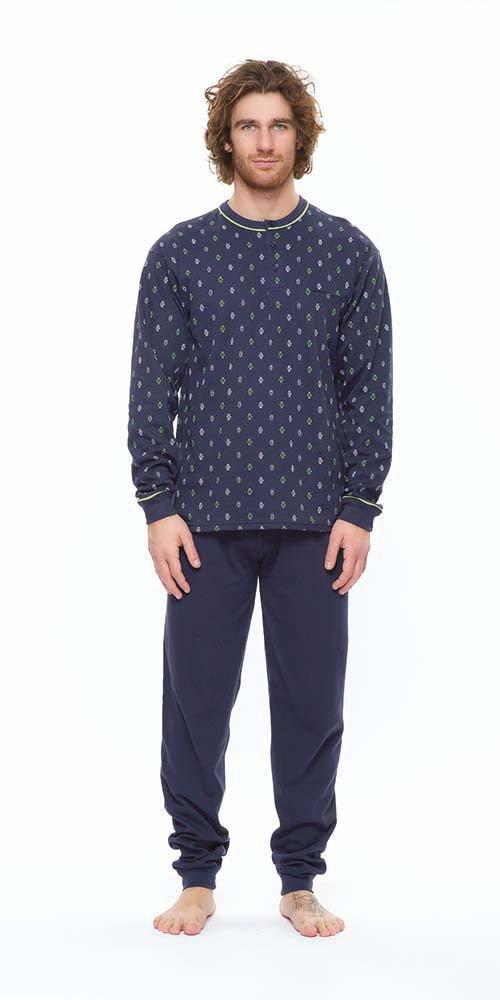 Pigiama uomo serafino invernale interlock Gary S60030 - Caos Intimo Donna - Uomo - Bambini - Casa - Gary