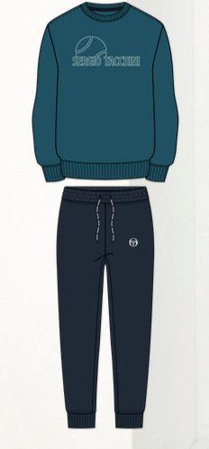 Pigiama uomo Sergio Tacchini caldo cotone interlock PG37576 - Caos Intimo Donna - Uomo - Bambini - Casa - Sergio Tacchini