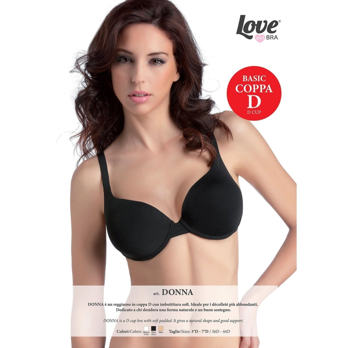 Reggiseno Sexy Love Donna con imbottitura soft - Caos Intimo Donna - Uomo - Bambini - Casa - Love