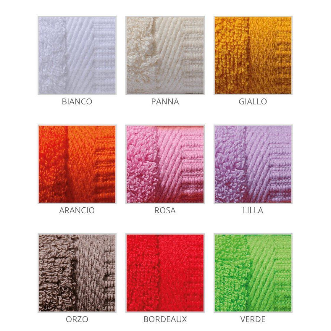 Set Asciugamani Biancaluna Live Color - Caos Intimo Donna - Uomo - Bambini - Casa - Biancaluna