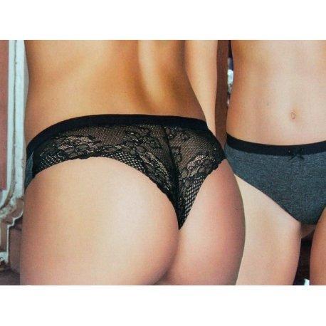 Slip donna brasiliana Jadea cotone pizzo 6801 - Caos Intimo Donna - Uomo - Bambini - Casa - Jadea