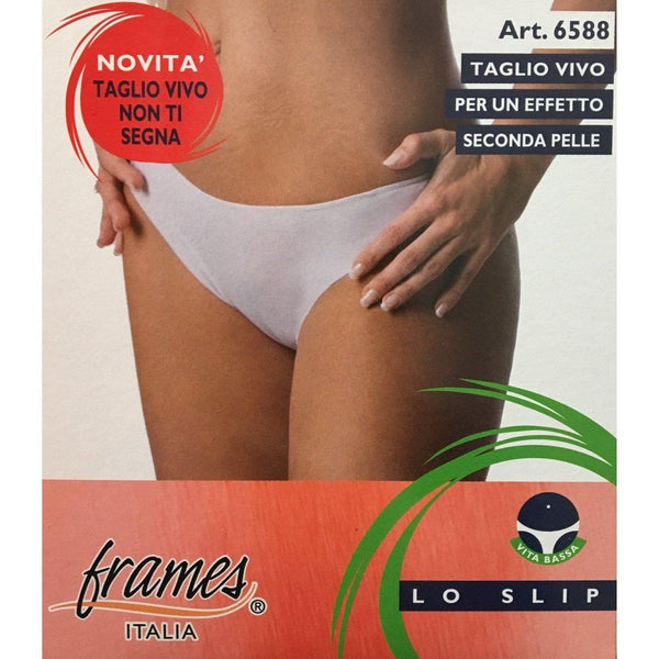 Slip vita bassa donna taglio vivo Frames Caos Intimo Donna Uomo Bambini Casa