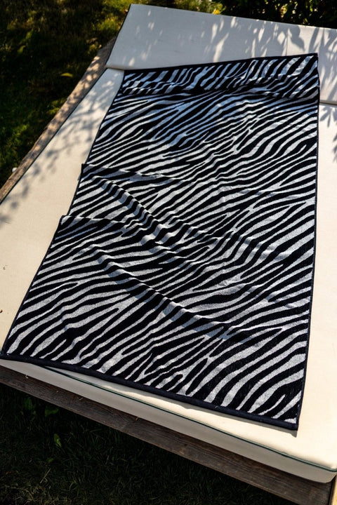 Telo Mare Noidinotte Zebra 90×170 cm in spugna AE411 - Caos Intimo Donna - Uomo - Bambini - Casa - Noidinotte