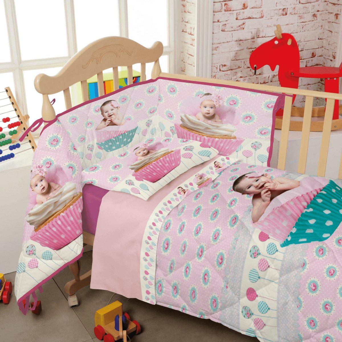 Trapunta Culla Neonato + paracolpi Biancaluna Nursery Muffin - Caos Intimo Donna - Uomo - Bambini - Casa - Biancaluna