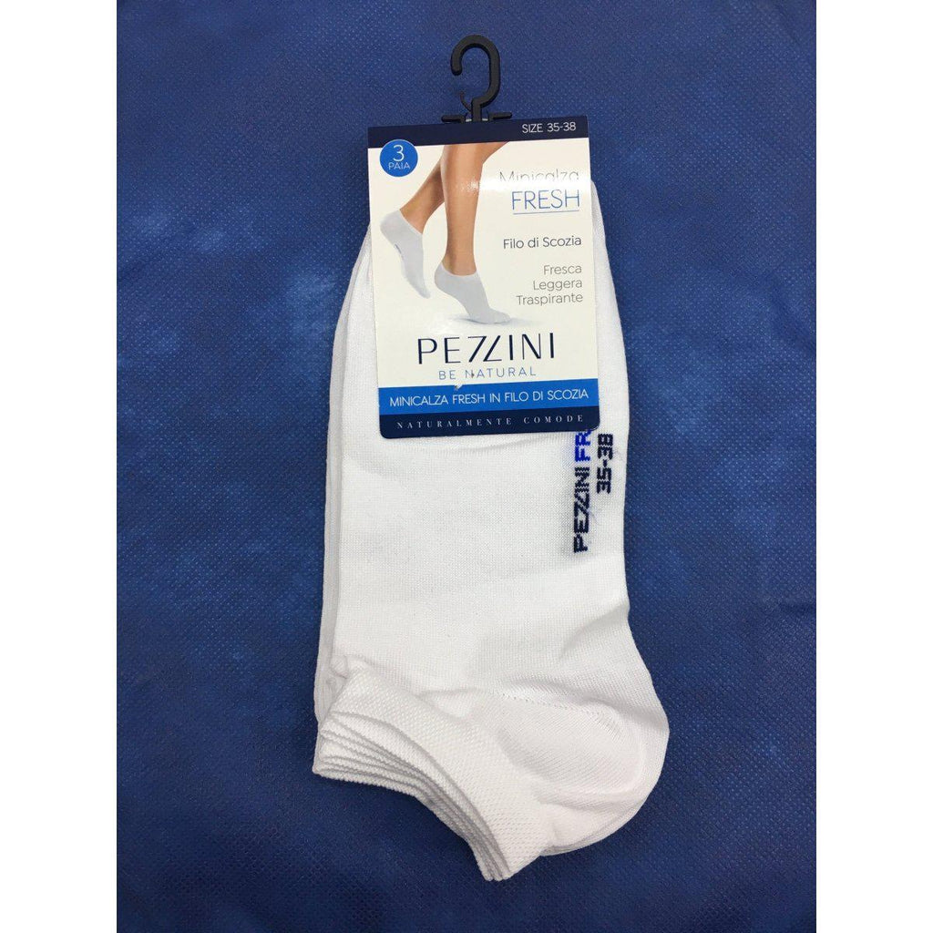 Tris minicalza fantasmino Uomo/Donna Filo di Scozia Pezzini fresh MCZ-103 - Caos Intimo Donna - Uomo - Bambini - Casa - Pezzini