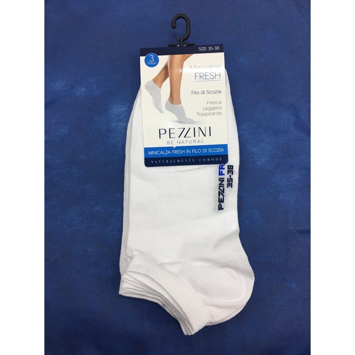 Tris minicalza fantasmino Uomo/Donna Filo di Scozia Pezzini fresh MCZ-103 - Caos Intimo Donna - Uomo - Bambini - Casa - Pezzini