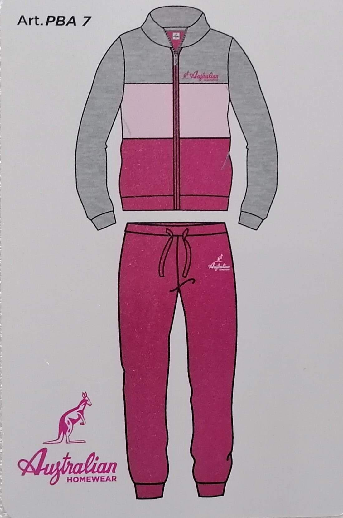 Tuta invernale bambina Australian felpato zip PBA7 - Caos Intimo Donna - Uomo - Bambini - Casa - Australian