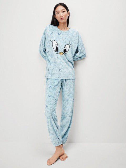 Tuta/Pigiama donna Gisela girocollo micropile 20102 Looney Tunes - Caos Intimo Donna - Uomo - Bambini - Casa - Gisela