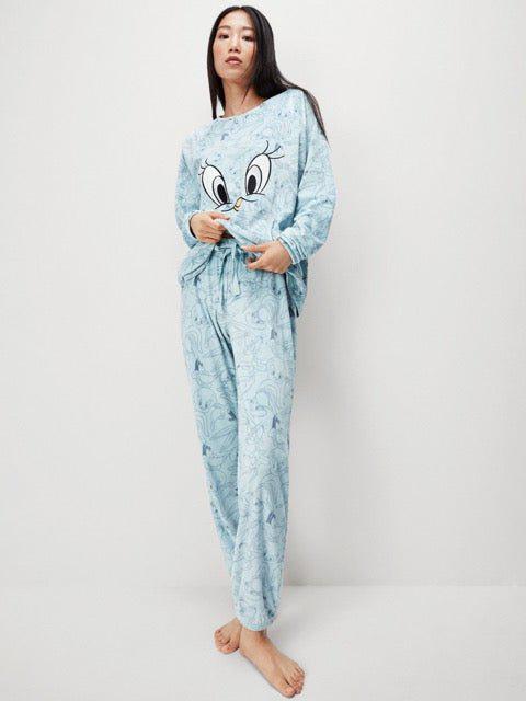 Tuta/Pigiama donna Gisela girocollo micropile 20102 Looney Tunes - Caos Intimo Donna - Uomo - Bambini - Casa - Gisela