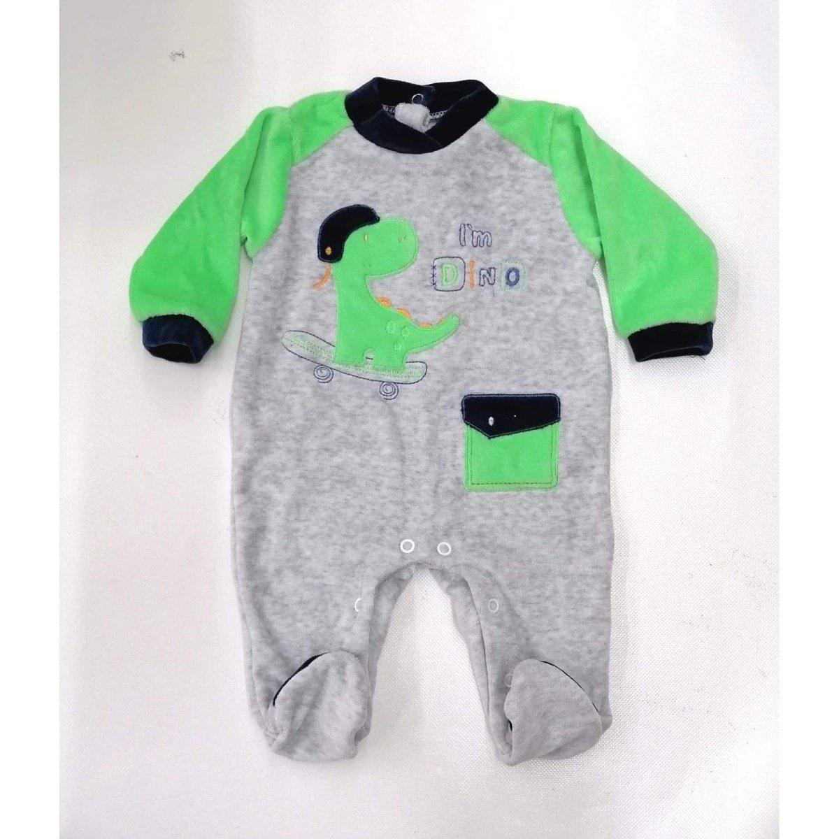 Tutina neonato bambino in ciniglia Pastello Baby TC73M - Caos Intimo Donna - Uomo - Bambini - Casa - Pastello
