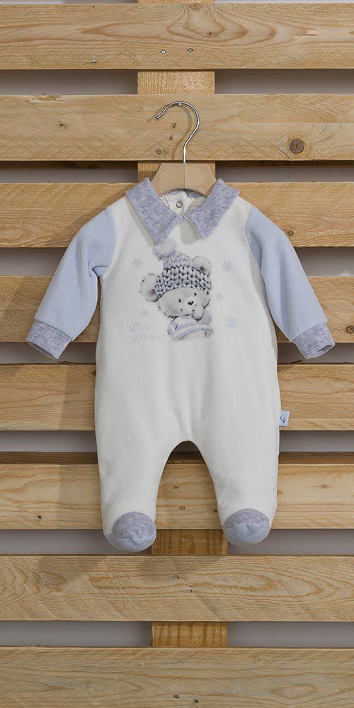 Tutina Neonato ciniglia Gary S7006 - Caos Intimo Donna - Uomo - Bambini - Casa - Gary