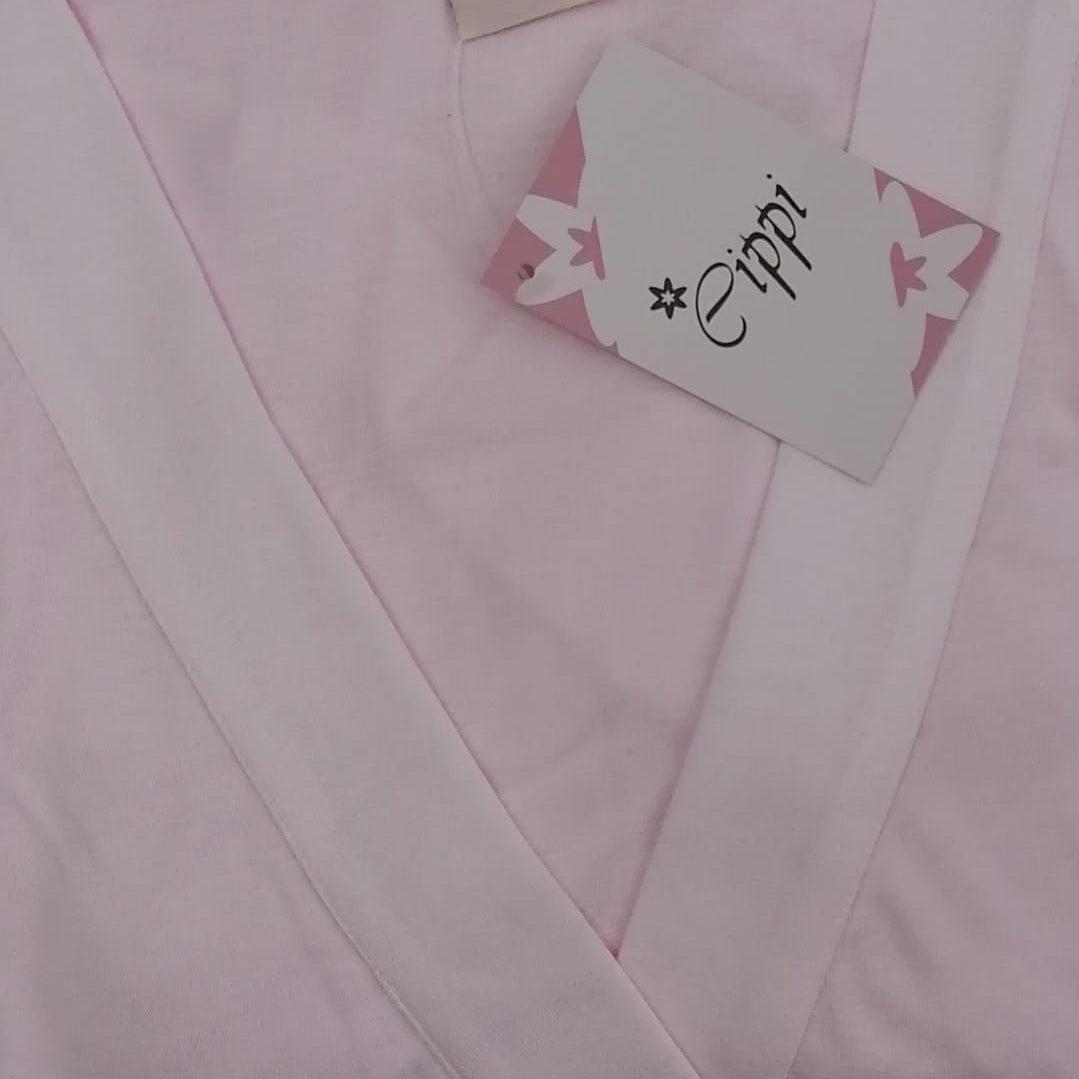 Vestaglia da notte con cintura donna manica lunga in viscosa Cippi 3416 - Caos Intimo Donna - Uomo - Bambini - Casa - Cippi