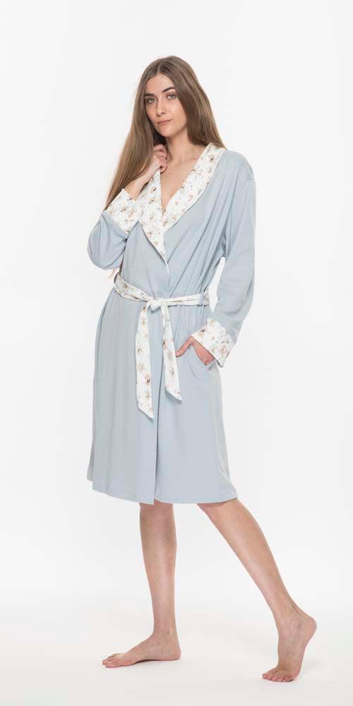 Vestaglia donna invernale interlock Gary Q50023 - Caos Intimo Donna - Uomo - Bambini - Casa - Gary